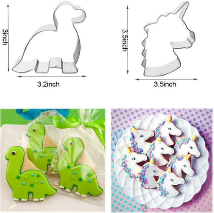 7er Set Mickey Mouse Ausstechformen für Plätzchen, Sandwiches und Kuchen