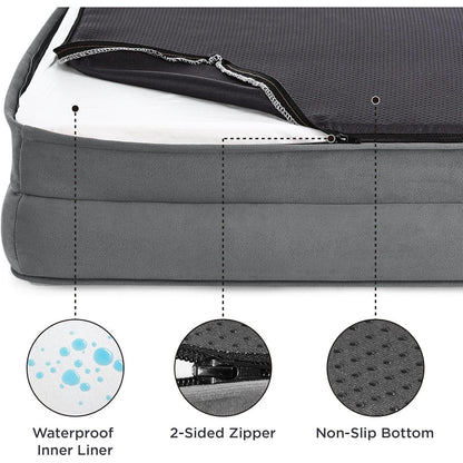 Orthopädisches Hundebett Hundesofa 106x80 cm waschbar