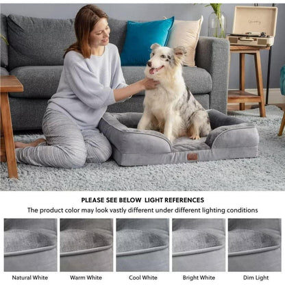 Orthopädisches Hundebett Hundesofa 106x80 cm waschbar