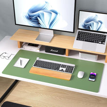 Aothia Schreibtischunterlage Mauspad Büro 60x35cm Olivgrün