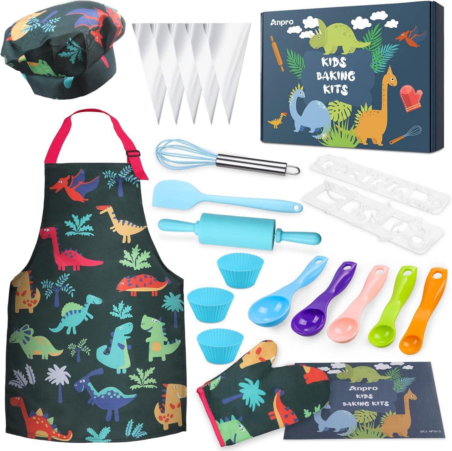 Kinder Dinosaurier-Kochset Backset Rollenspielkostüm