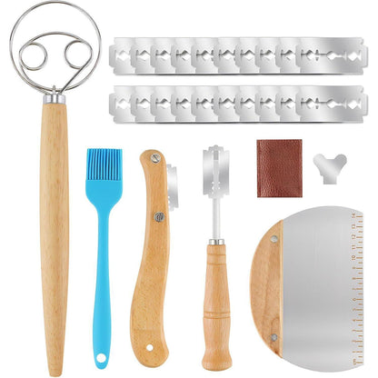 K KUMEED 27 Stück Bäckermesser Set Broteinschneidemesser