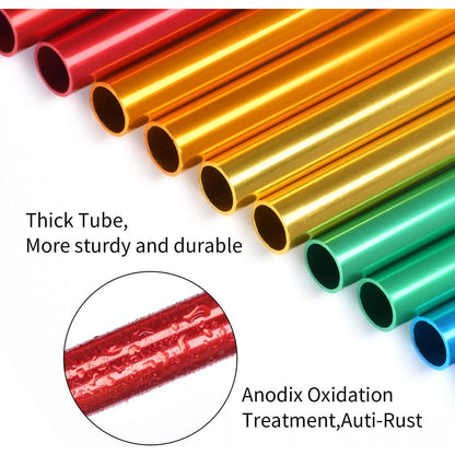 Regenbogen Memorial Windspiele 72cm 14 Aluminium Rohre