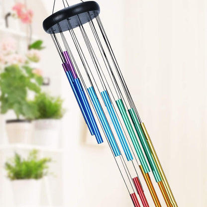 Regenbogen Memorial Windspiele 72cm 14 Aluminium Rohre