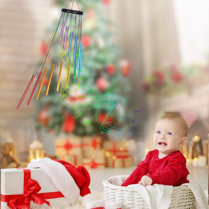 Regenbogen Memorial Windspiele 72cm 14 Aluminium Rohre