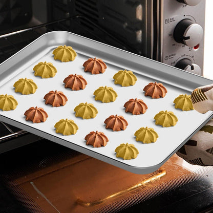 Edelstahl Backblech Set, 2er Pack, 30.5x25.4x2.5CM, Ungiftig