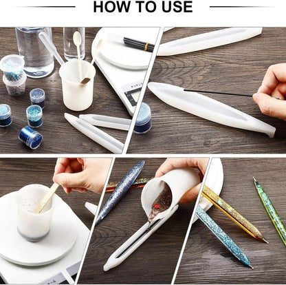 DIY Silikon Stifte Gießform Set für Epoxidharz Crafting