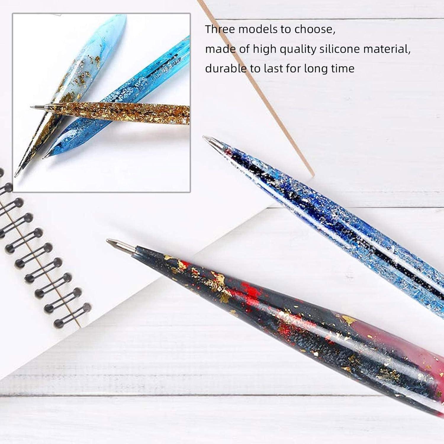 5er Set Silikonform Stifte Gießform Epoxidharz DIY Resin Mold Kit