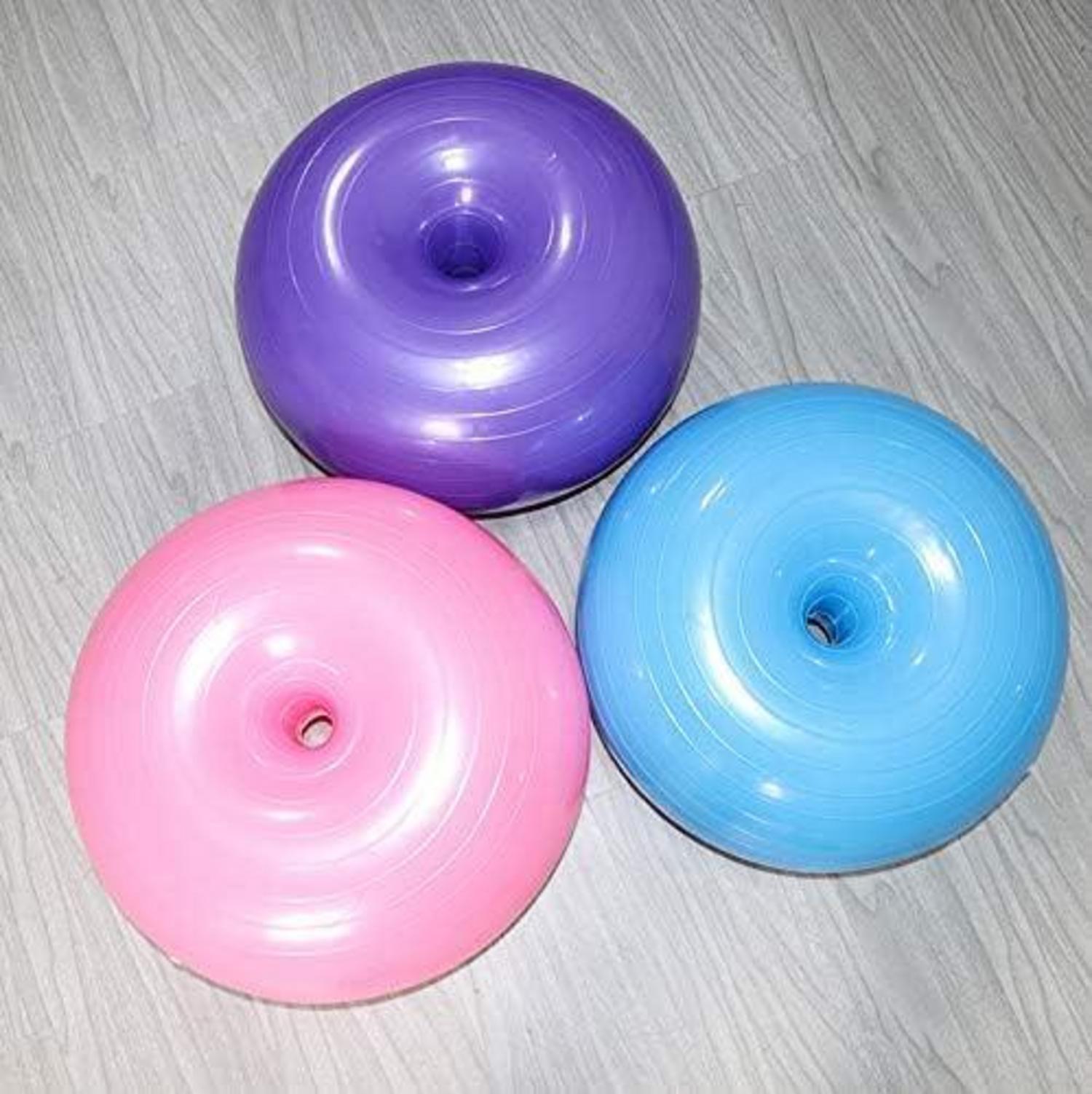 Gymnastikball Donut Ball 50cm Stabilitätsball Yoga Pilates Büro