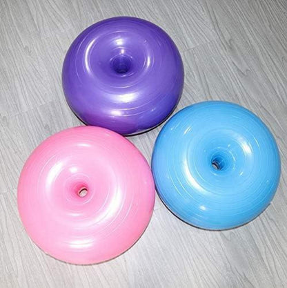 Gymnastikball Donut Ball 50cm Stabilitätsball Yoga Pilates Büro