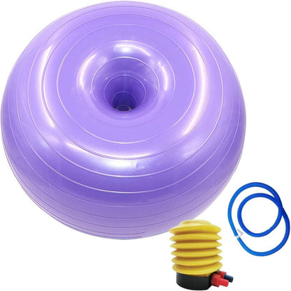 Gymnastikball Donut Ball 50cm Stabilitätsball Yoga Pilates Büro