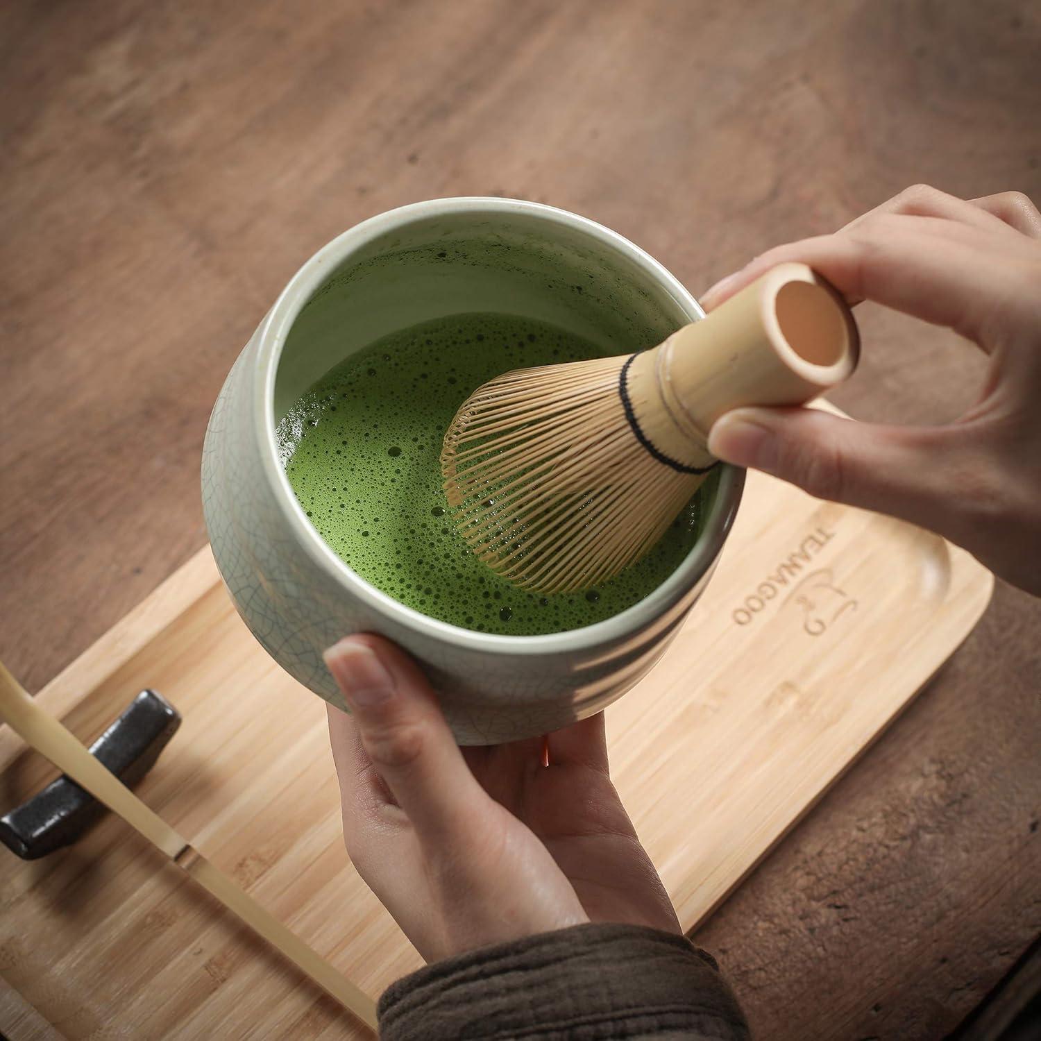 Japanisches Matcha-Teeset Bambus 10-teilig für Teezeremonie