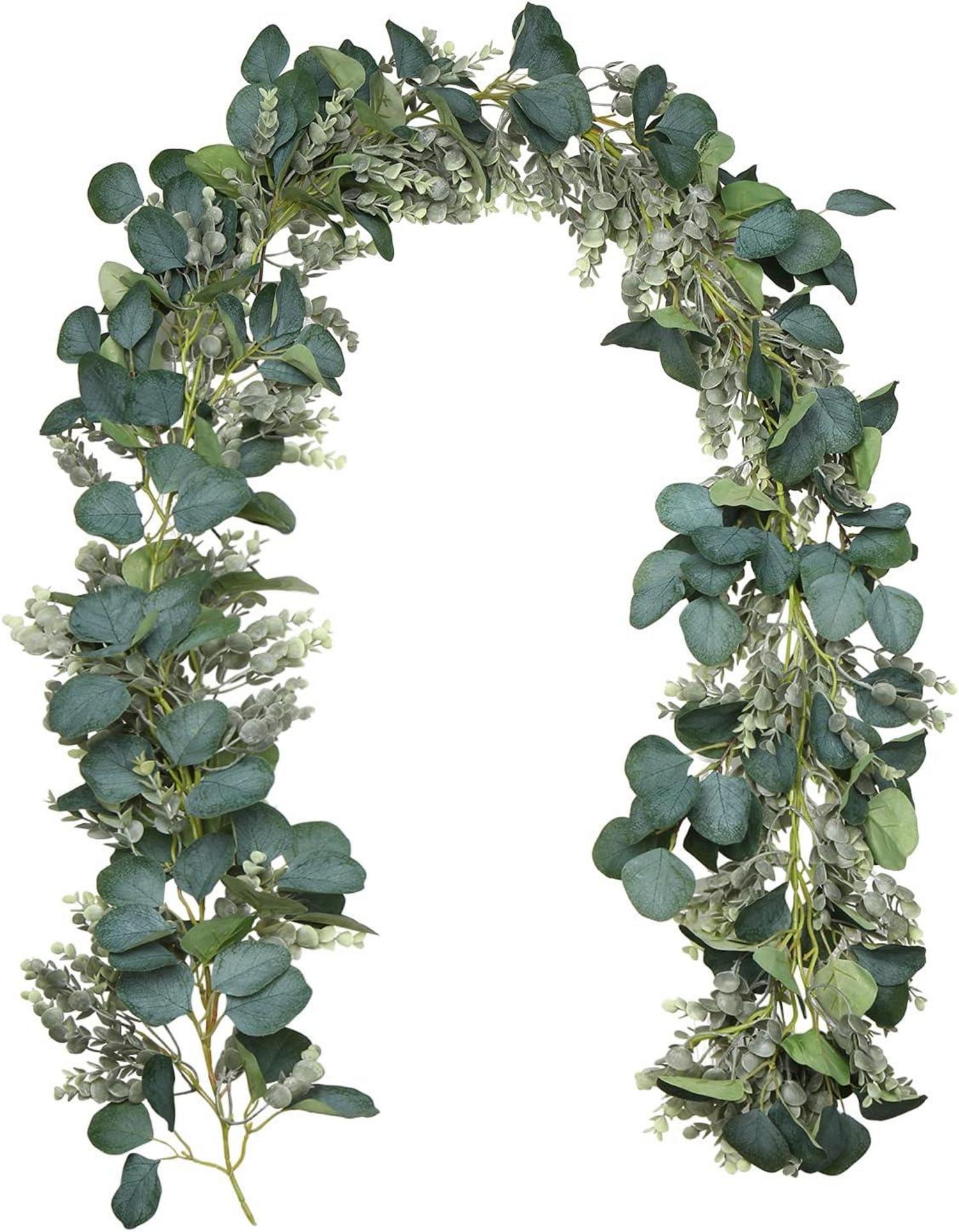 Künstliche Eukalyptus Girlande Reben Hängend Deko 182cm Herbst Blätter