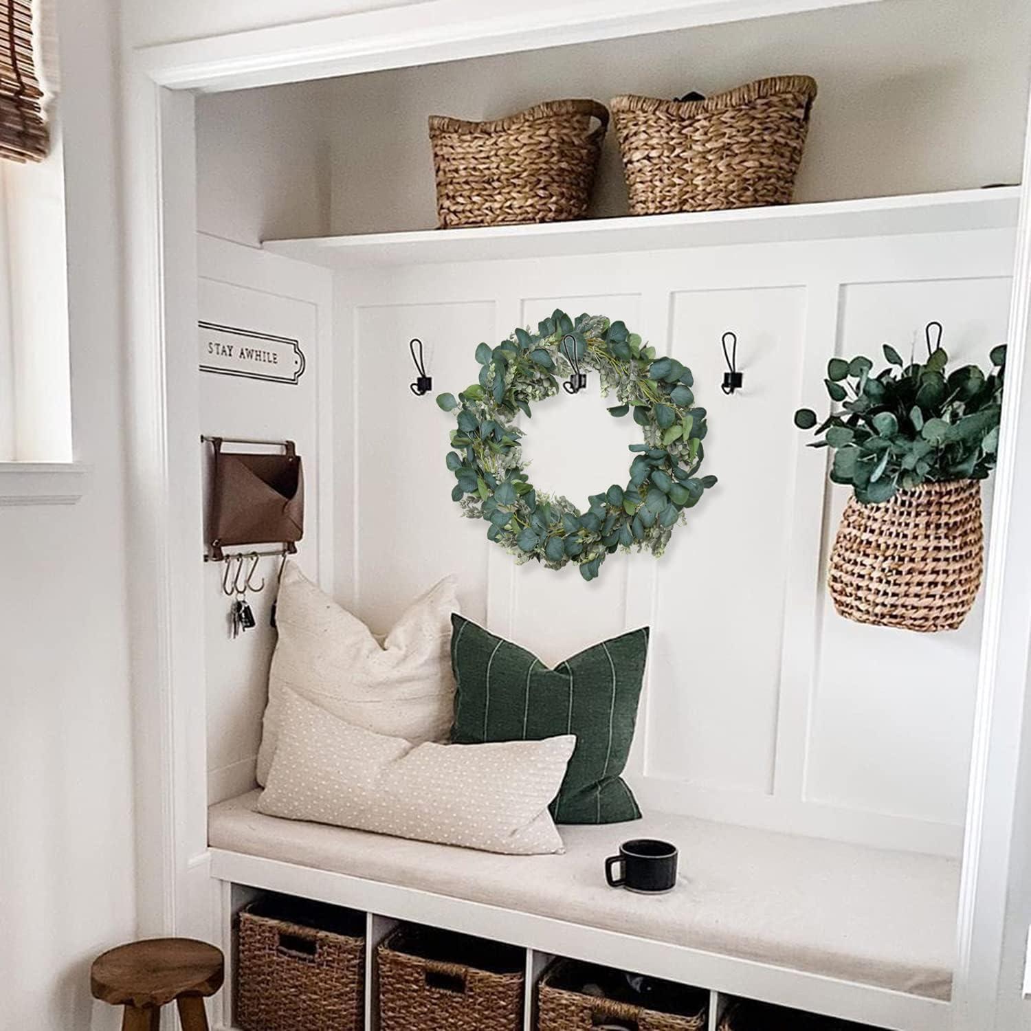 Künstliche Eukalyptus Girlande 182cm Hängend Deko Hochzeit Badezimmer Garten