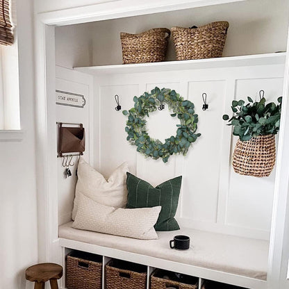 Künstliche Eukalyptus Girlande 182cm Hängend Deko Hochzeit Badezimmer Garten