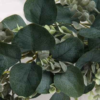 Künstliche Eukalyptus Pflanze Girlande 1PC，182CM Gemischtes Grün