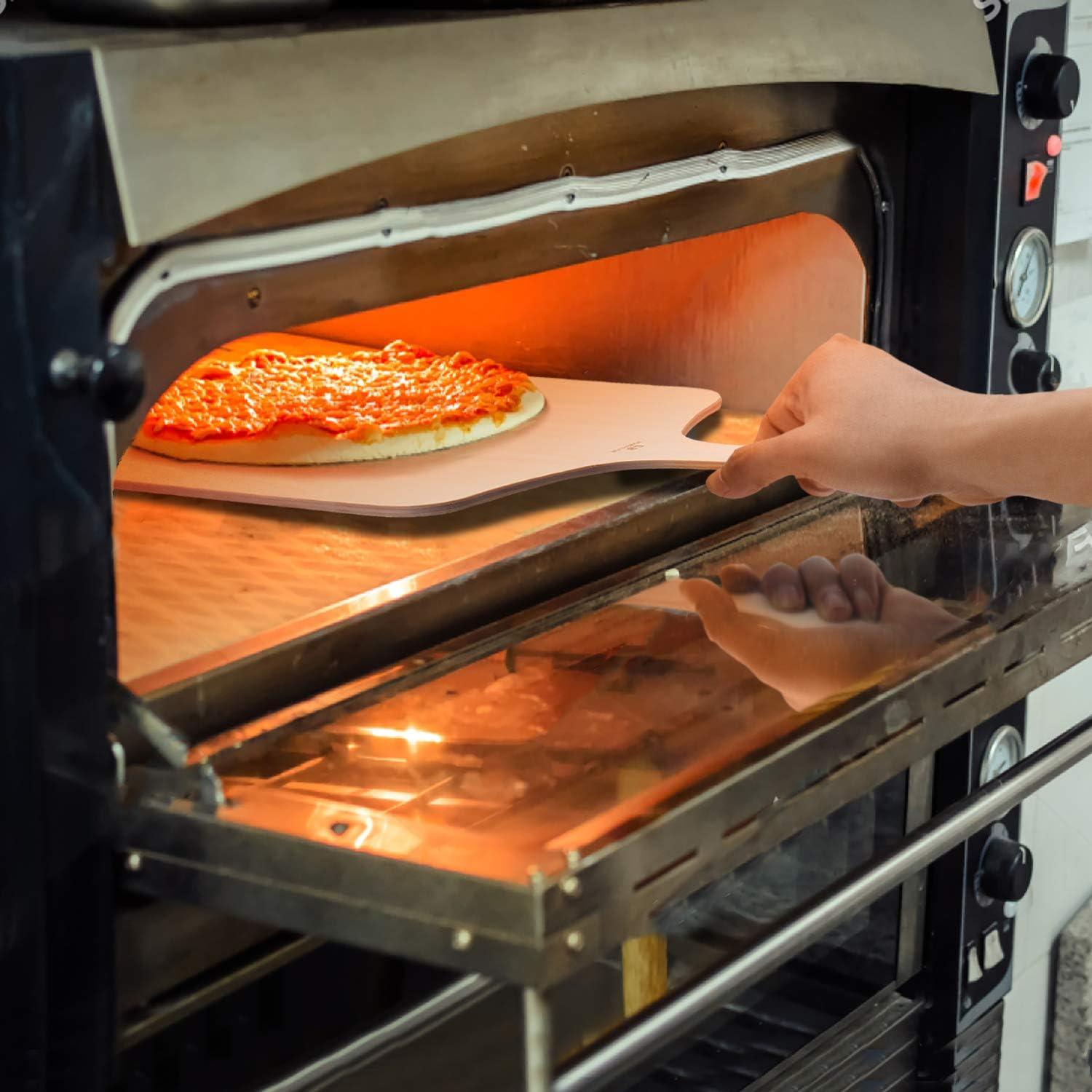 Holz Pizzaschieber 42x30cm Pizzabrett Flammkuchenbrett 3er Set