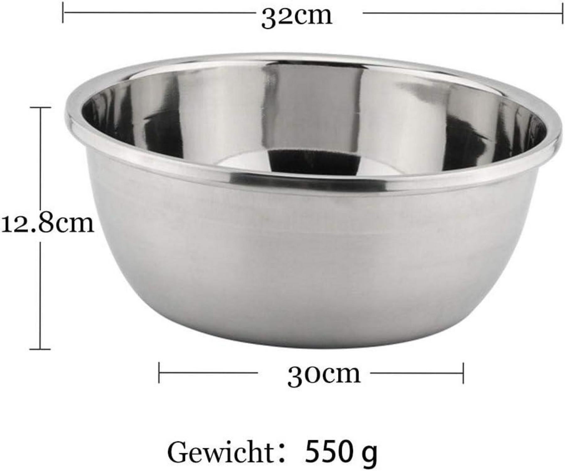 Edelstahl Rührschüssel Multifunktional 32cm Schüssel