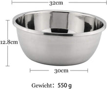 Edelstahl Rührschüssel Multifunktional 32cm Schüssel