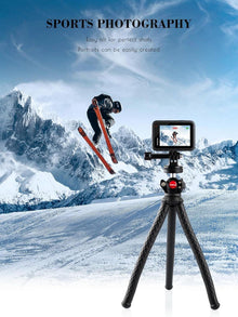 Lammcou Flexibles Action Kamera Stativ für GoPro Insta-360