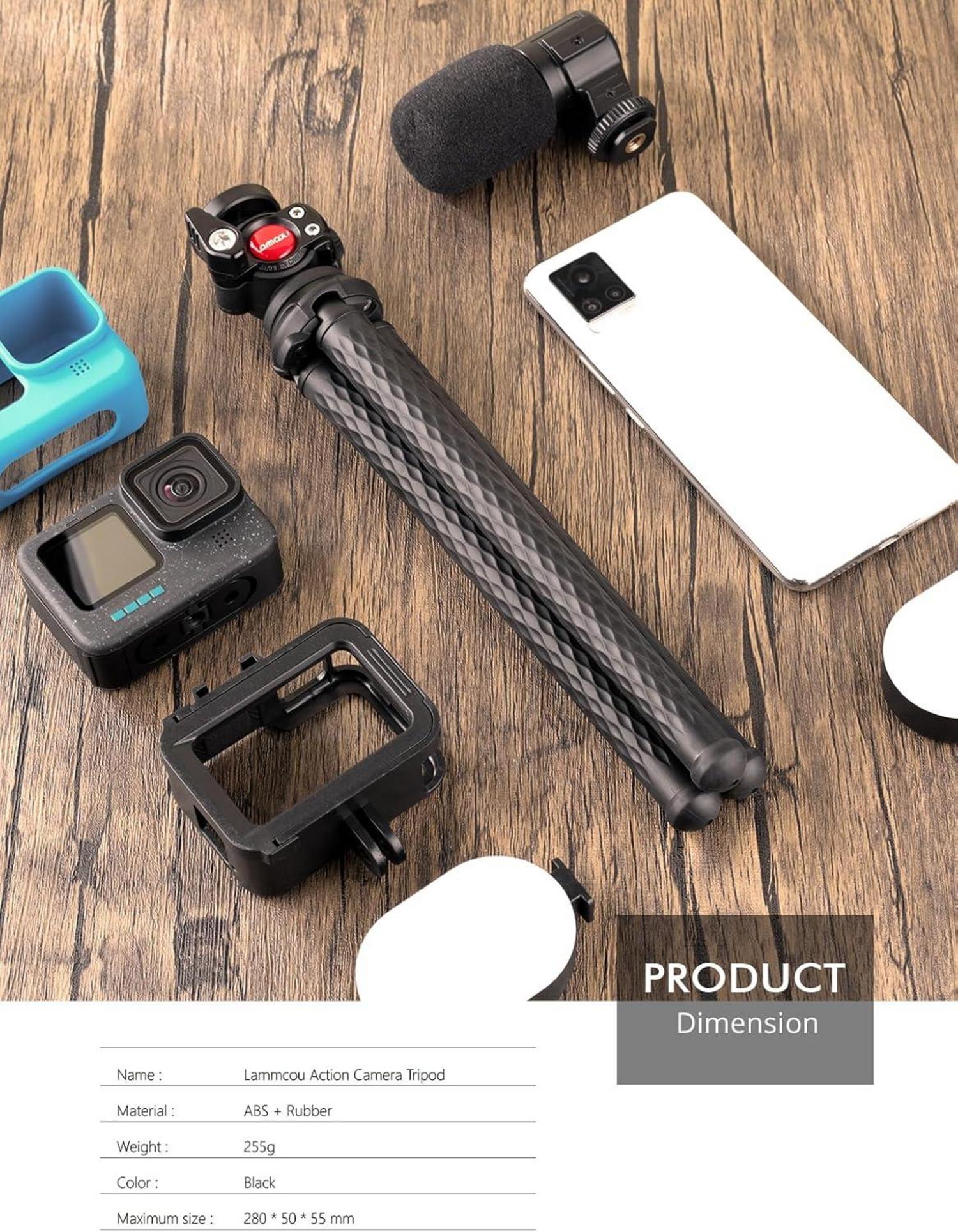 Flexibles Action-Kamera Stativ Octopus Gorilla Pod für GoPro Hero 13 12 11 10 9