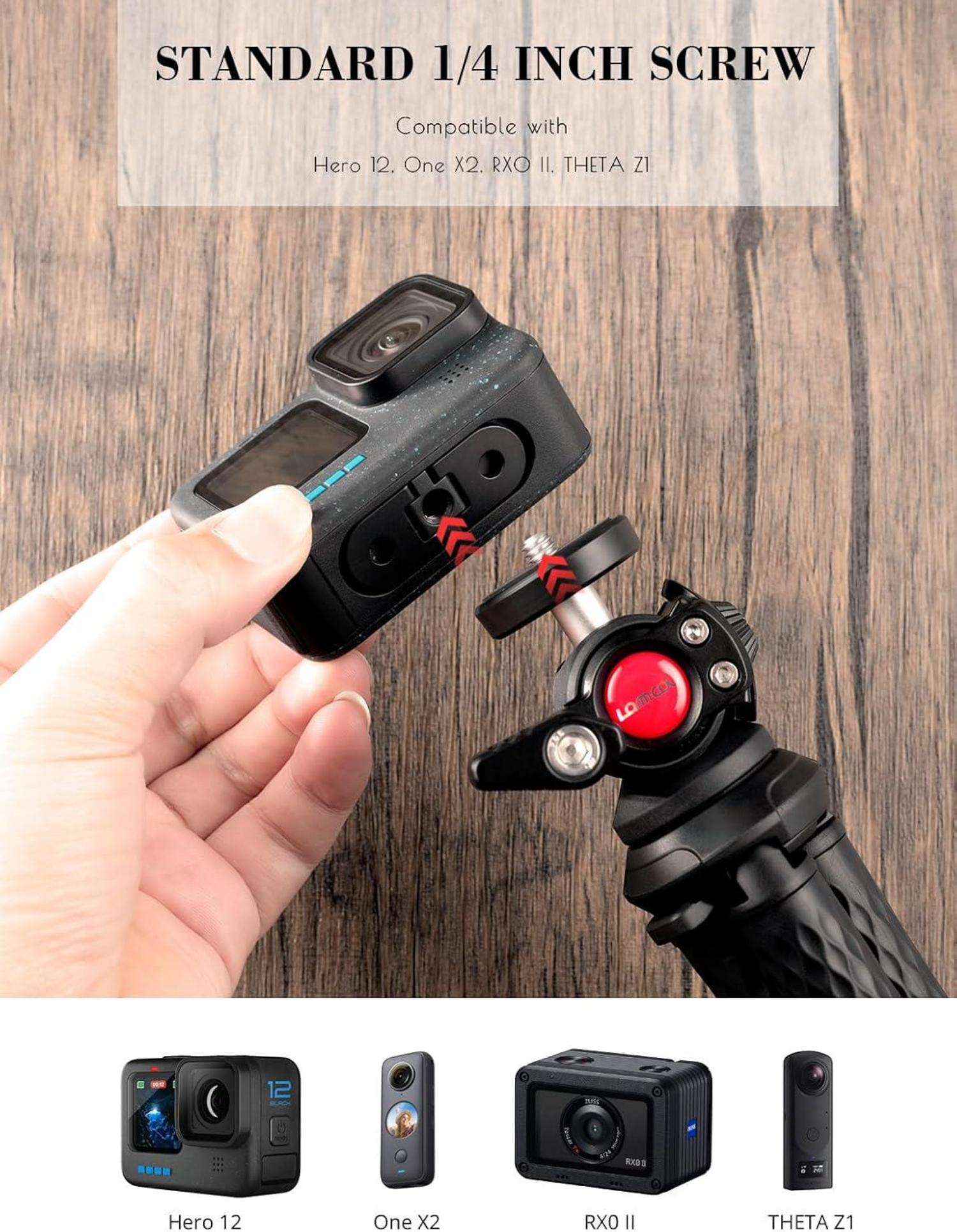 Flexibles Action Kamera Stativ Octopus Pod für GoPro Insta-360 Video