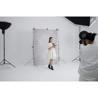 Fotografie Hintergrund Mikrofaser Grau 2,5x2,5m