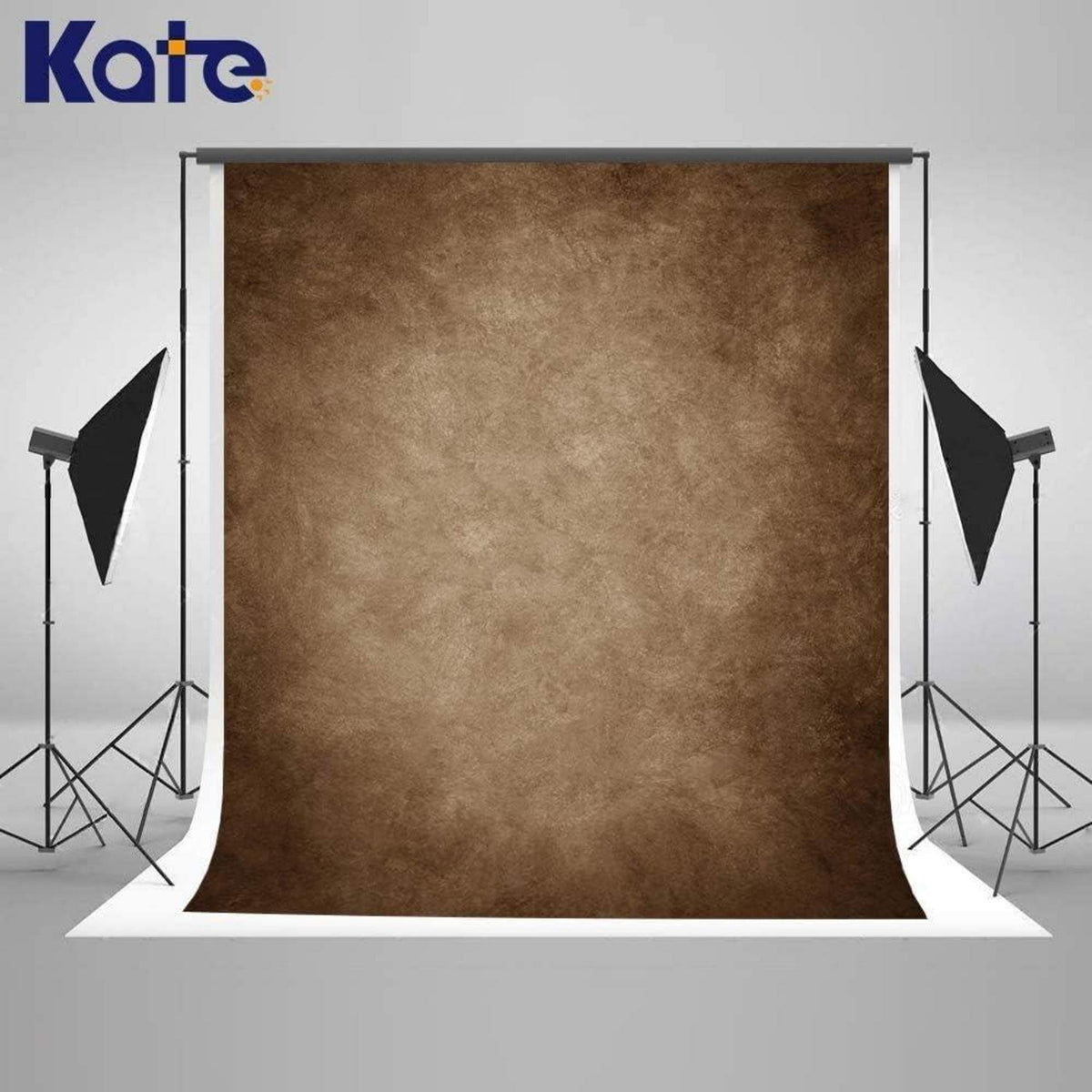 Fotografie Hintergrund Dunkelbraune Textur 2x2m Mikrofaser