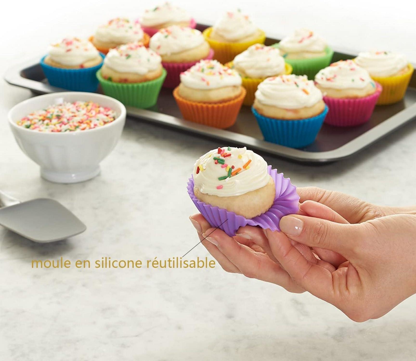 Silikon Backform Set Kuchen Brot Donut Muffin Pizzablech CupcakesC