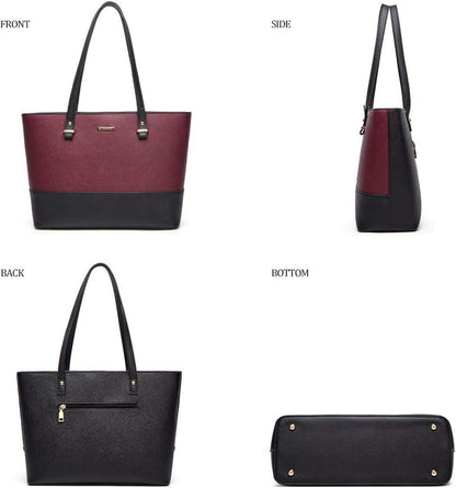 Damen Handtasche Tote Schultertasche Umhängetasche