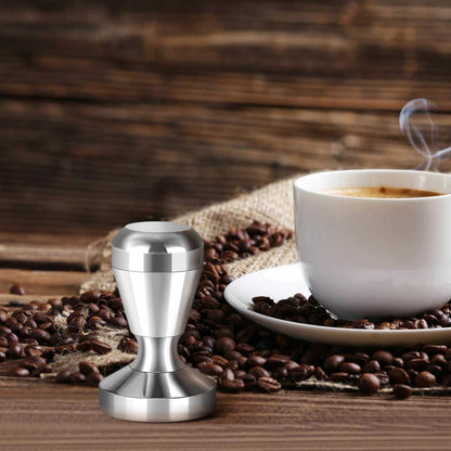 Kaffeemehlpresser 51mm Edelstahl Espresso Tamper Silikonkissen
