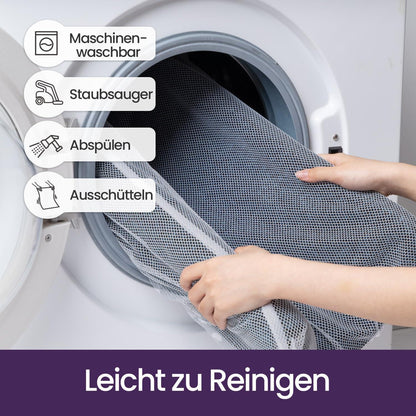 Fußmatte Innen rutschfest Blau-Schwarz 90x150 cm