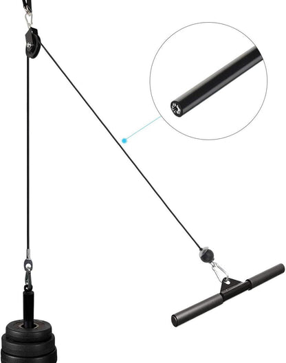 LFJ Gym Kabel Fitness Stahlseil für Latzug Kabelzug Fitness Home Gym 2,5m
