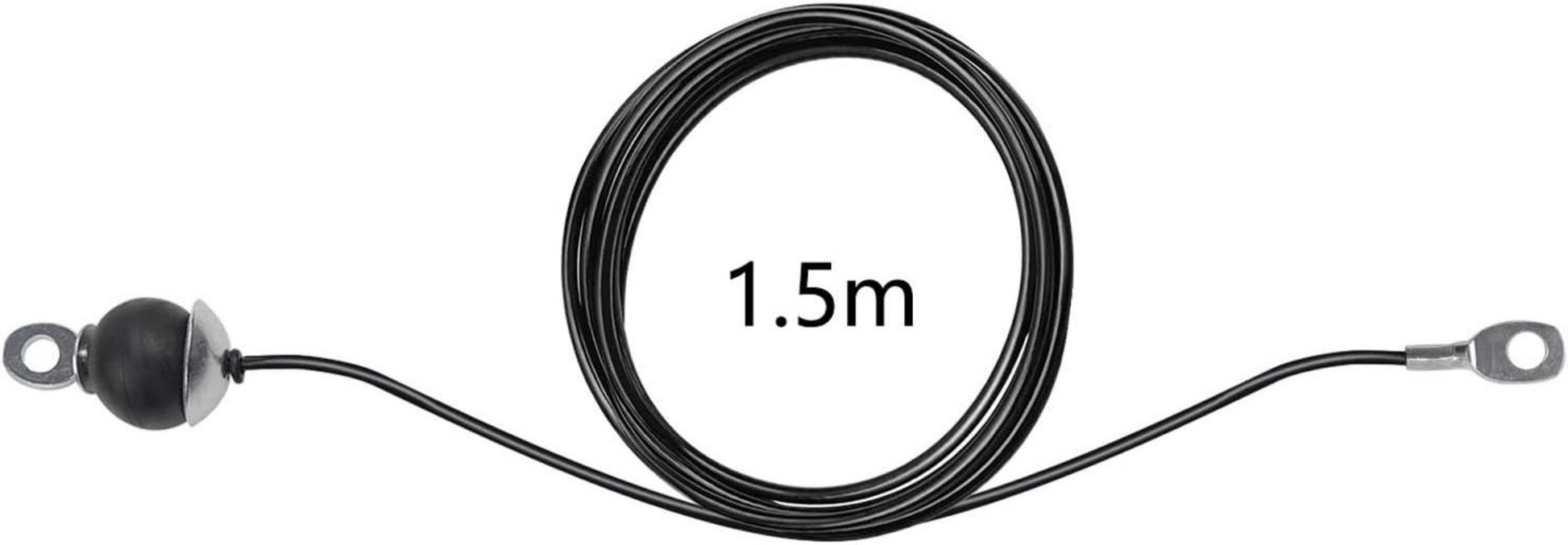 Fitness Kabel Draht Stahlseil für Latzug Kabelzug 1,5m