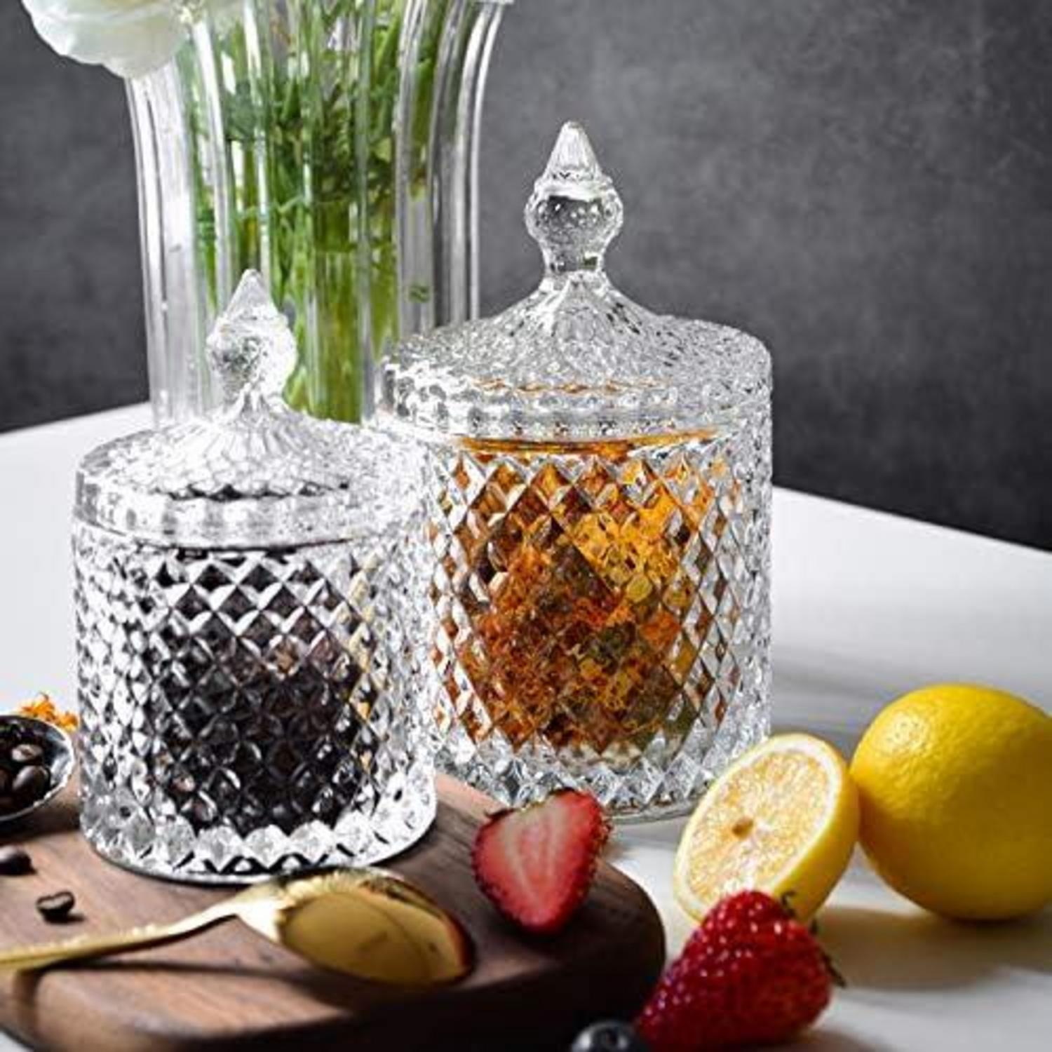 Bonbongefäß Glas Transparent Groß für Hochzeit Party Buffet
