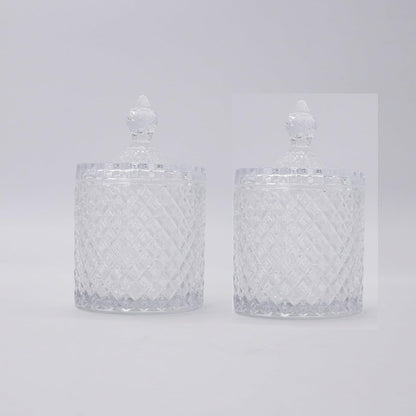 Bonbongefäß Glas Transparent Groß für Hochzeit Party Buffet