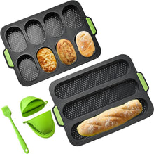 Silikon Baguette Backform Antihaft Brotbackblech flexibel