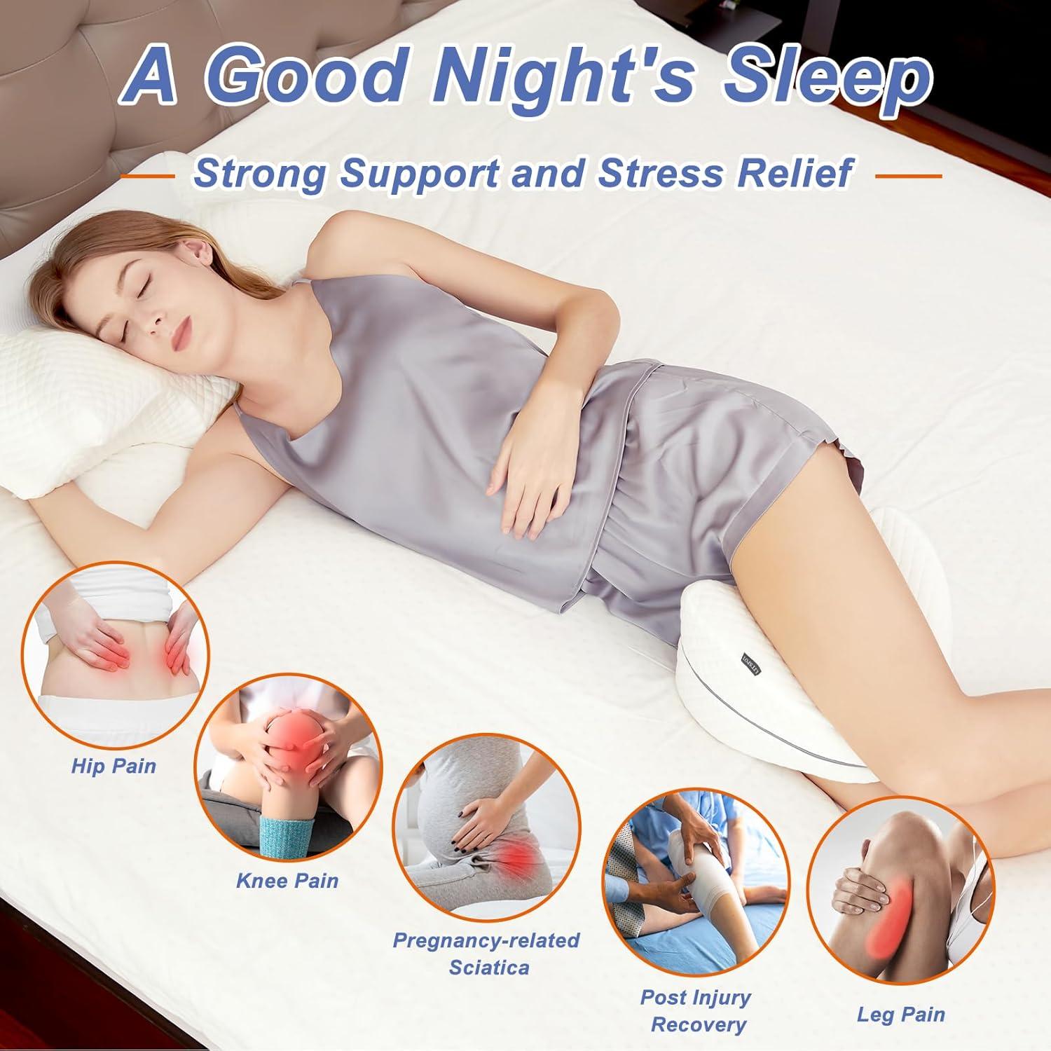 Orthopädisches Memory Foam Kniekissen für Seitenschläfer
