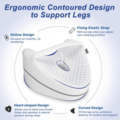 Ergonomisches Memory Foam Kniekissen für Seitenschläfer