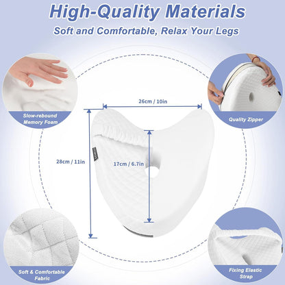 Ergonomisches Memory Foam Kniekissen für Seitenschläfer