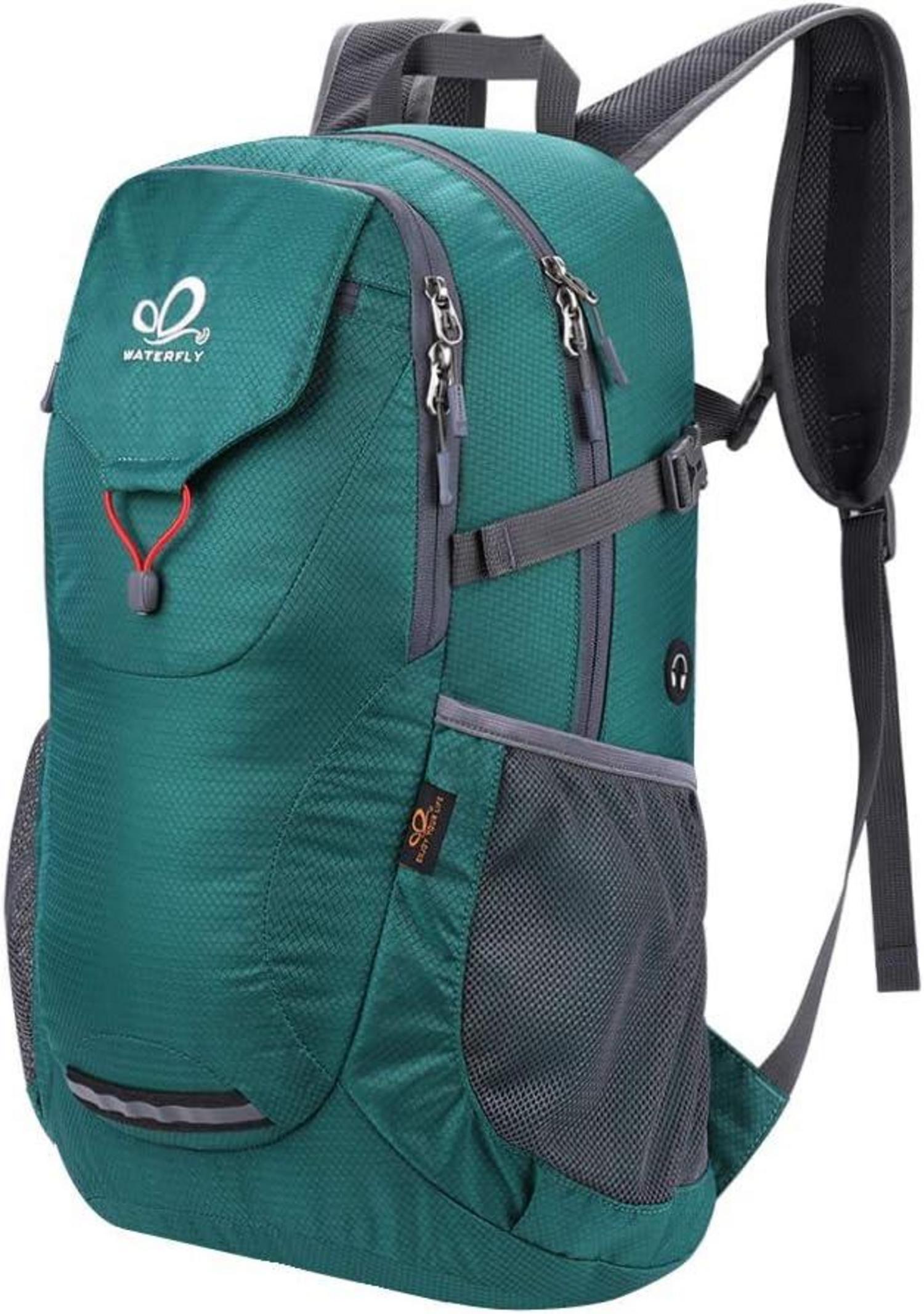 Faltbarer Wanderrucksack 30L Ultraleicht mit Nassfach