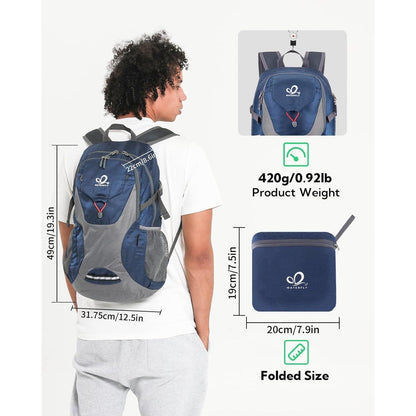 WATERFLY 30L Faltbarer Rucksack mit Nassfach: Leichter