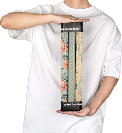 Einwickeln von Papierrollen mit Etiketten, Juteschnur - 43cm x 3m pro