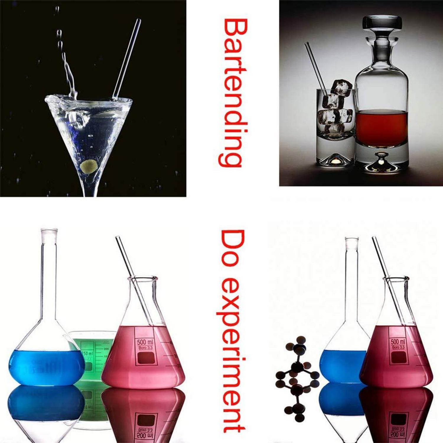 Labor Glas Pipetten Glasmesszylinder Set 2 Stücke 2ml 5ml 10ml 25ml