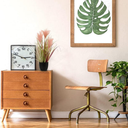 Künstliches Pampasgras Grasbusch Kunstpflanze im Kunststofftopf