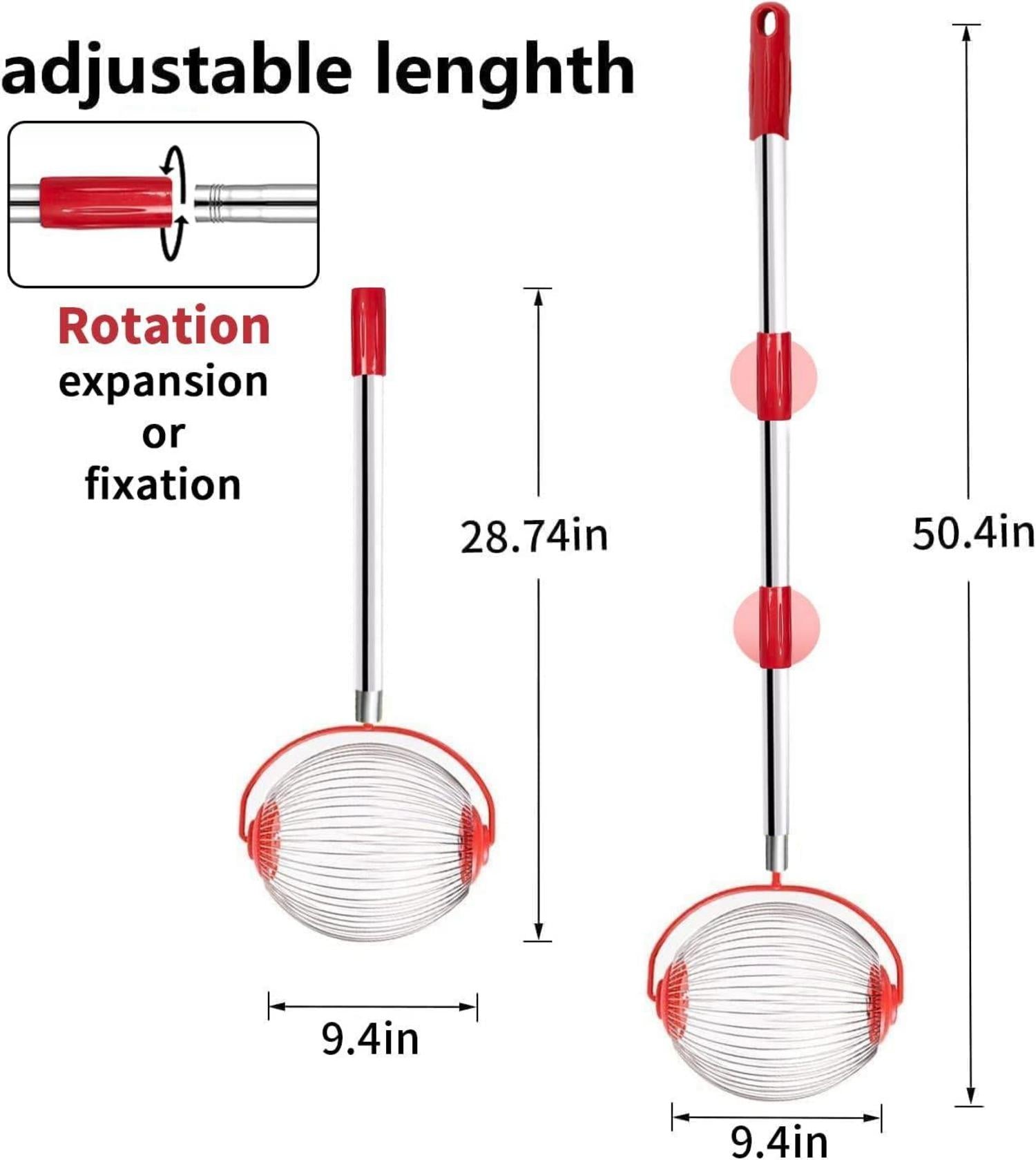 LEJIEYIN Nusssammler Walnuss Rollsammler Harvester Greifer für Golfbälle