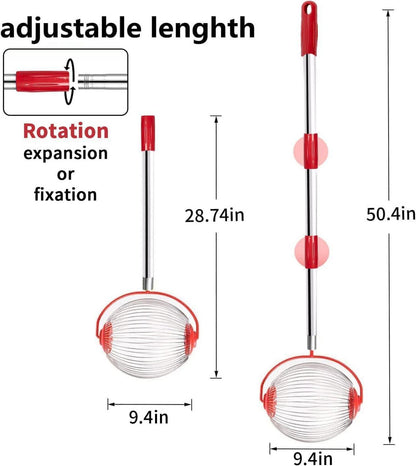 LEJIEYIN Nusssammler Walnuss Rollsammler Harvester Greifer für Golfbälle