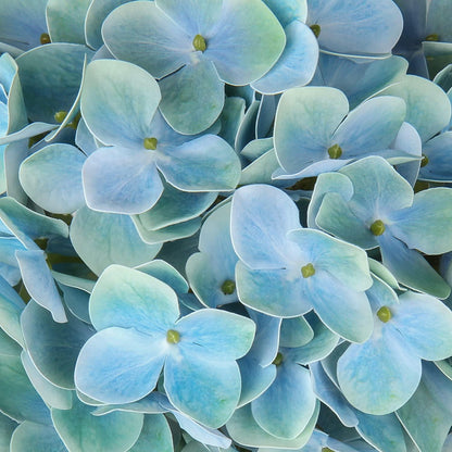 Künstliche Hortensie Blumen Real-Touch Hydrangea Blumengesteck 2 Stück