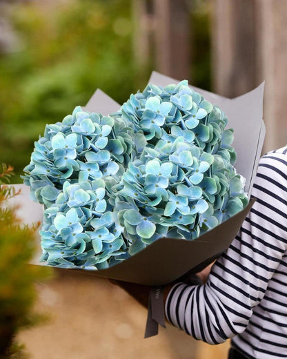 Künstliche Hortensie Blumen Real-Touch Hydrangea Kunstblumen Deko