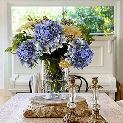 Künstliche Hortensie Real-Touch Blumen Hydrangea Kunstblumen
